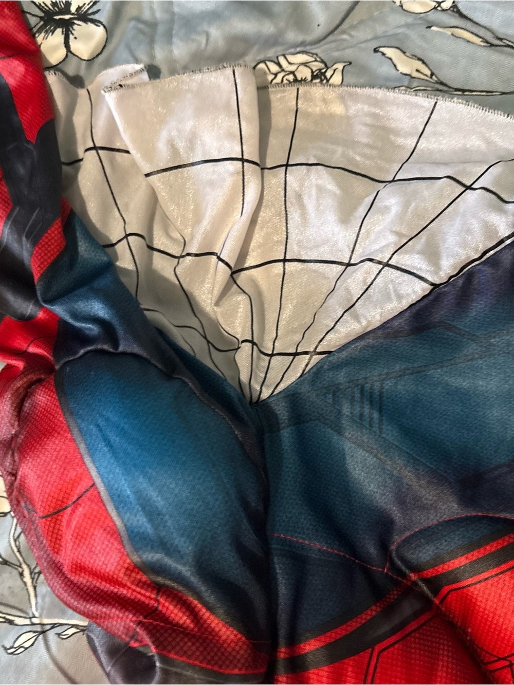 Marvel Red and Blue Spider Muscle Kids Superhero Costume - Picture 5 of 10